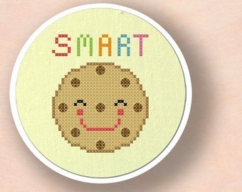 Smart Cookie. Cross Stitch Pattern PDF File