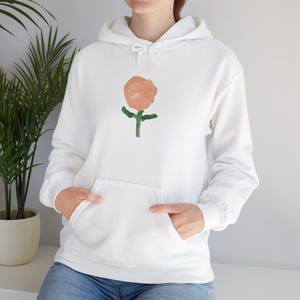 Alec&#39;s Rose Hoodie (Peach Rose)