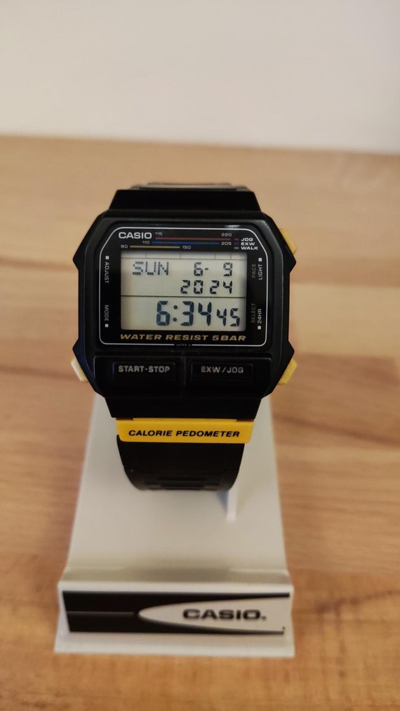 Reloj podometro casio sale
