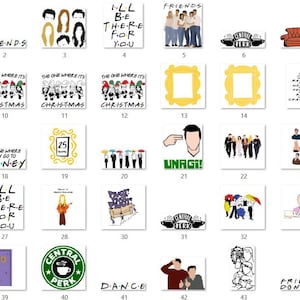 Friends TV Show Art für Cricut und andere Designs