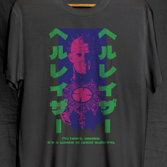Hellraiser Pinhead Tshirt, 1987 Hell Raiser Cenobite Streetwear 