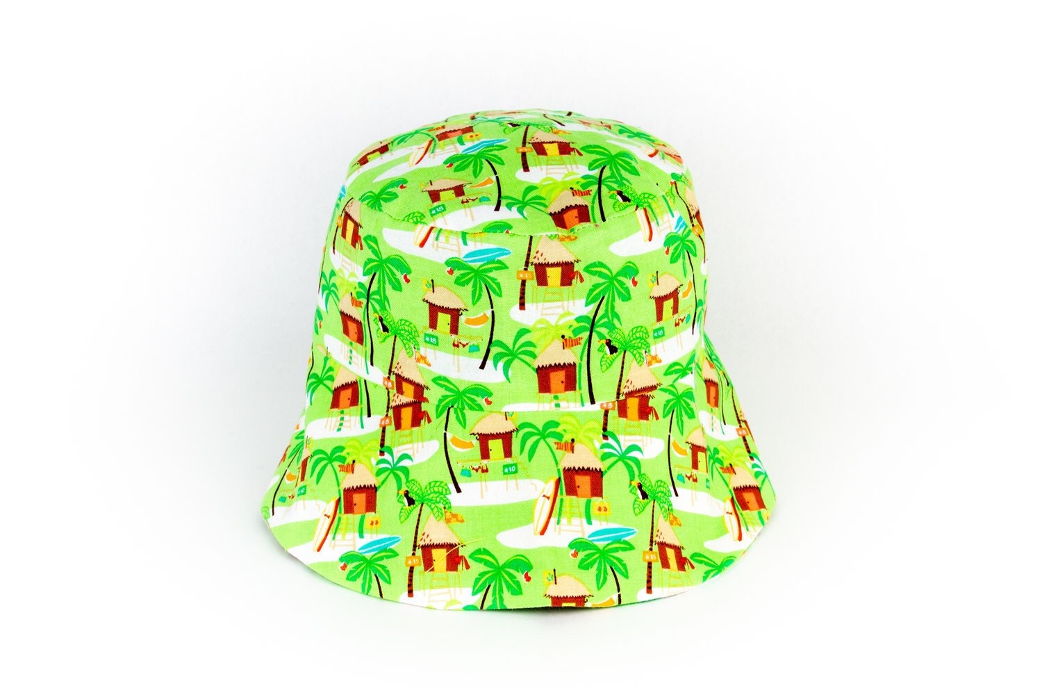 Kid Bucket Hat Infant Green Hat Beach 