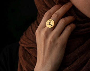 Tawakkul (Reliance) Islamic Calligraphy Round Ring