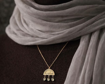 Maktub (It Is Written) Islamic Calligraphy Necklace