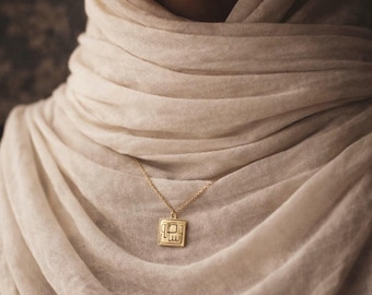 Wasatiyyah (Middle Path) Islamic Calligraphy Necklace