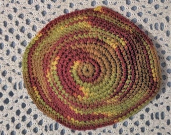 Yarmulke Kippot Kippah Frik Crocheted Cotton Mixed Colors 8 inches