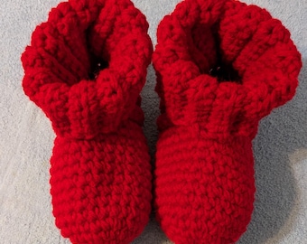Adult / Teen Crochet Slipper Socks - Size 9/10