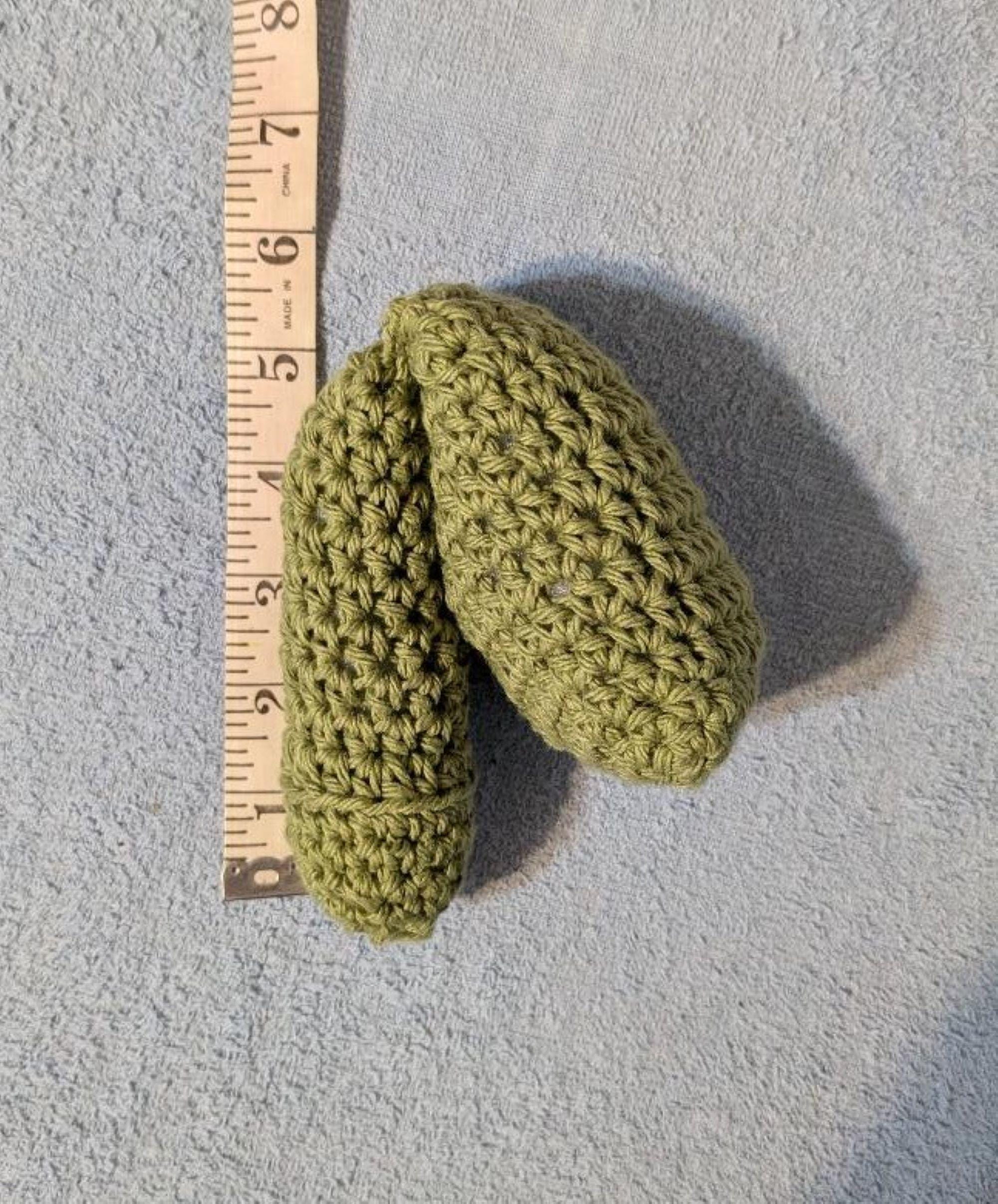 Cotton Crochet Stuffed Packer 5 Inches Green Olive - Etsy
