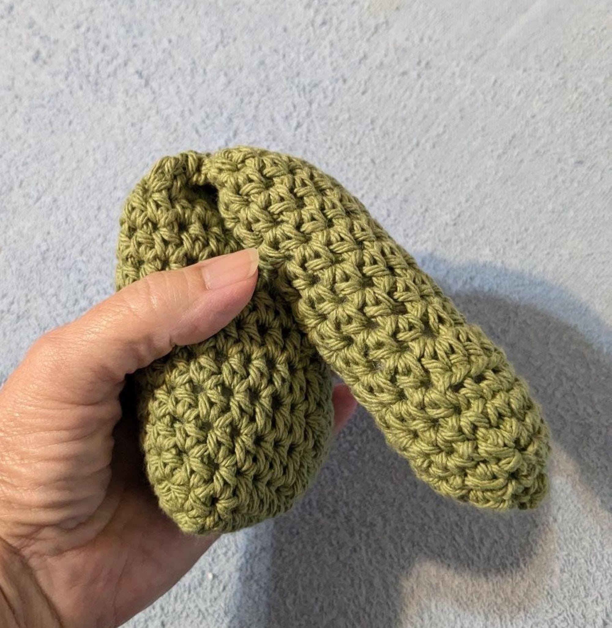 Cotton Crochet Stuffed Packer 5 Inches Green Olive - Etsy