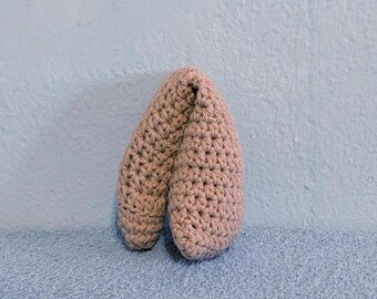Cotton Crochet Stuffed Packer 5 inches Taupe