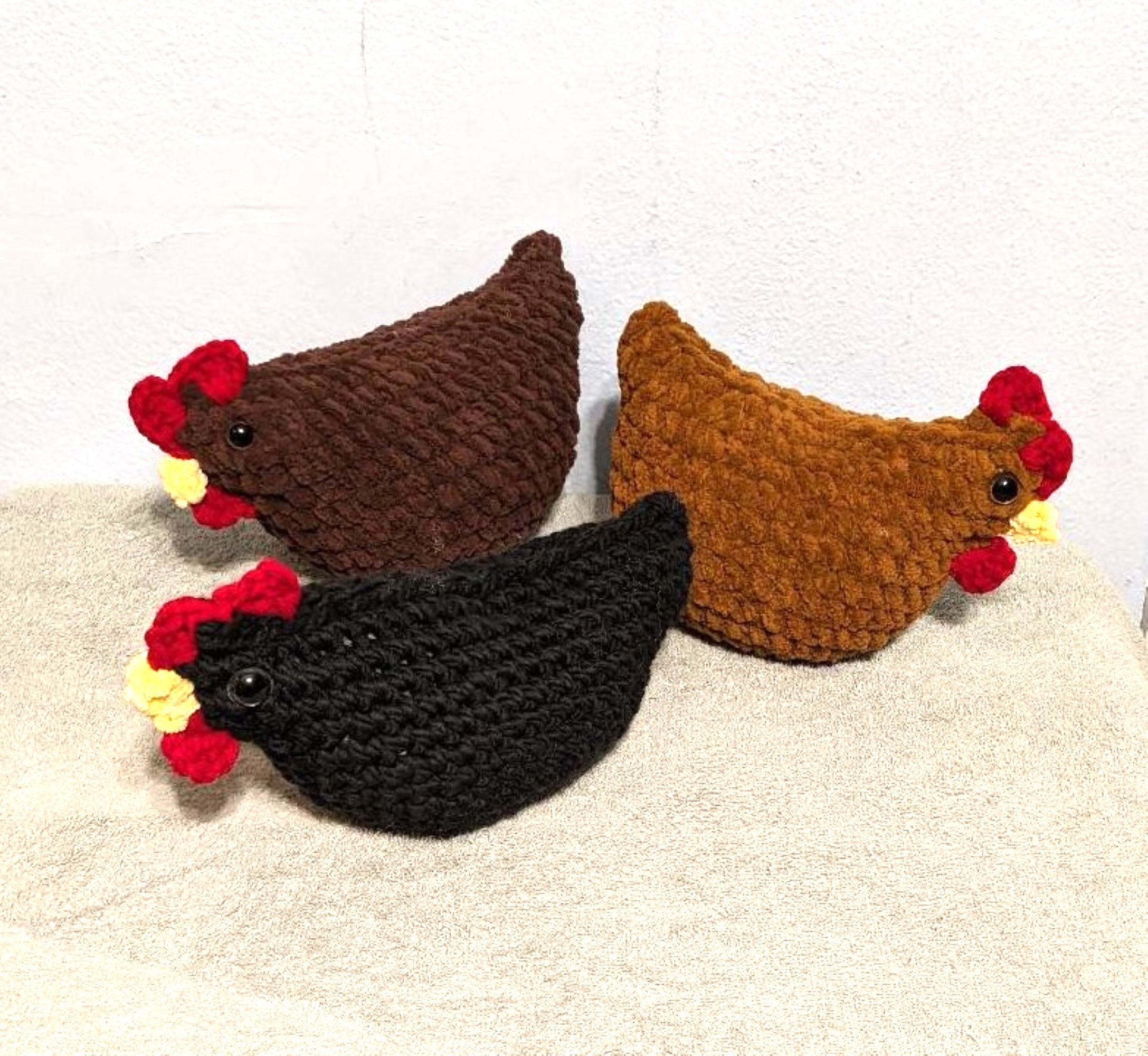 Chicken Crochet Kit, Chicken Amigurumi Kit, Stuffed Animal Kit