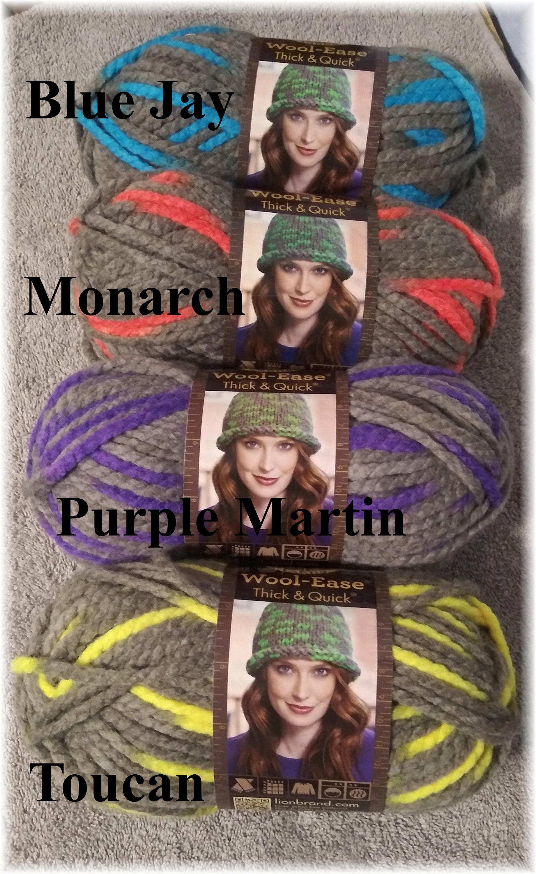 LION Brand Wool-Ease Thick and Quick Yarn *You Choose* Many Colors