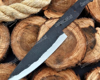 12" Custom Handmade Chef Style 1095 Carbon Steel Blank Blade, Hunting Knives, Camping Knife, knife making material, Chef Knife blank blade