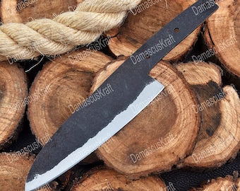 Hand Forged Kitchen Knife Blank Blade, Handmade 1095 Steel Blank Blade Chef knives, Chef knife, Knife Making material, Knife supplies USA