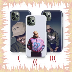 Chris Brown 4 Handytasche Hülle für Apple iPhone 11 12 13 14 15 16 PRO PLUS MiNI MAX Modell American Rapper Rap Musik Sänger Rnb Pop Mtv Star