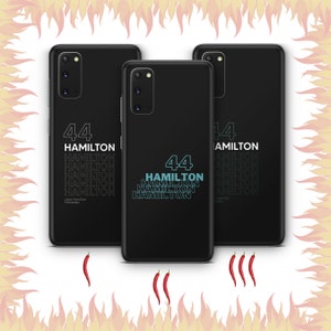 Funda de teléfono Lewis Hamilton 6 para Samsung Galaxy S20, S21, S22, S23, S24 FE, S25 Plus, Ultra, Fórmula 1, piloto de carreras de pista de F1