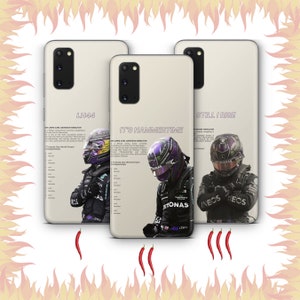 Lewis Hamilton 2 Phone Case Cover For MANY VARIOUS Samsung Galaxy Models Formula1 Formula 1 F1 Track Racer Driver Champion