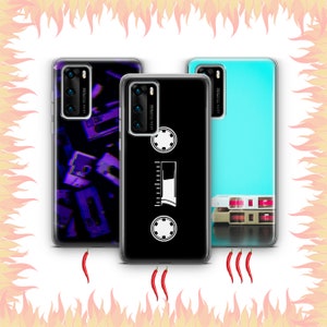 Cassette 9 Handy Hülle Hülle Für Huawei P9 P10 P20 P30 P40 Lite PRO Plus LG G5 G6 Modelle Vintage Tape Audio Mono Stereo Tape Aufnahme Musik