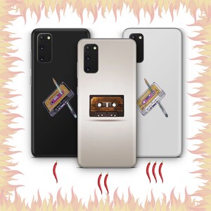 Cassette 3 Phone Case Cover For MANY VARIOUS Samsung Galaxy Models Vintage Tape Audio Mono Stereo Tape Recorder Vynil Music
