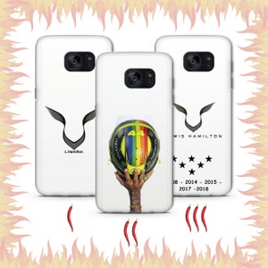 Funda de teléfono Lewis Hamilton 4 para Samsung Galaxy S5 S6 S7 S8 S9 Edge Plus LTE NEO Modelos Fórmula 1 Fórmula 1 F1 Pista Corredor Conductor Campeón