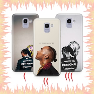 Funda de teléfono Lewis Hamilton 3 para Samsung Galaxy A3 A5 A6 A7 A8 J3 J5 J6 J7 Modelos Fórmula 1 Fórmula 1 F1 Pista Corredor Conductor Campeón