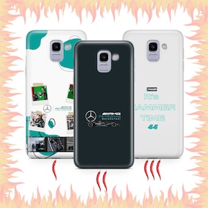 Funda de teléfono Lewis Hamilton 8 para Samsung Galaxy A3 A5 A6 A7 A8 J3 J5 J6 J7 Modelos Fórmula 1 Fórmula 1 F1 Pista Corredor Conductor Campeón