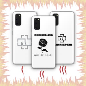 Rammstein 3 Phone Case Cover For MANY VARIOUS Samsung Galaxy Models German Industrial Metal Music Band Punk Rock Songs