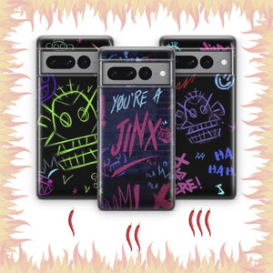 League Of Legends K2 Telefoon Case Cover Voor Google Pixel 6 6A 7 7A 8 8A 9 9A Pro XL Modellen Jinx Video Game Cartoon Movie LoL Arcane Vi