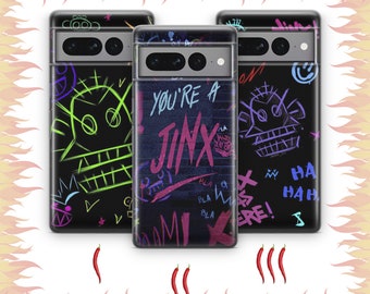 League Of Legends K2 Phone Case Cover For Google Pixel 6 6A 7 7A 8 8A 9 9A Pro XL Models Jinx Video Game Cartoon Movie LoL Arcane Vi