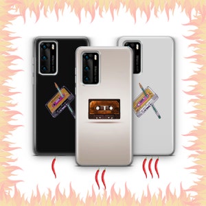 Kassette 3 Telefon Fall Abdeckung für Huawei P9 P10 P20 P30 P40 Lite PRO Plus LG G5 G6 Modelle Vintage Tape Audio Mono Stereo Tape deswegen Musik