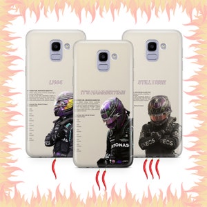 Funda de teléfono Lewis Hamilton 2 para Samsung Galaxy A3 A5 A6 A7 A8 J3 J5 J6 J7 Modelos Fórmula 1 Fórmula 1 F1 Pista Corredor Conductor Campeón