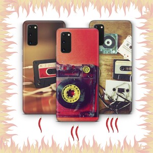 Cassette 7 Phone Case Cover For MANY VARIOUS Samsung Galaxy Models Vintage Tape Audio Mono Stereo Tape Recorder Vynil Music
