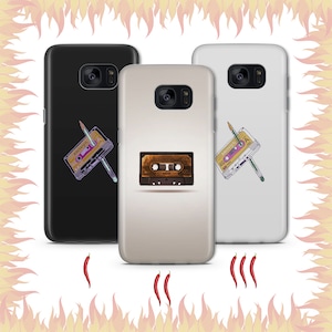 Kassette 3 Telefon Fall Abdeckung für Samsung Galaxy S5 S6 S7 S8 S9 Edge Plus LTE NEO Modelle Vintage Tape Audio Stereo Tape deswegen Vynil Musik