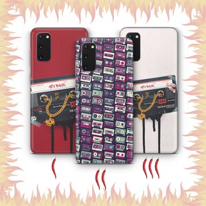 Cassette 2 Phone Case Cover For MANY VARIOUS Samsung Galaxy Models Vintage Tape Audio Mono Stereo Tape Recorder Vynil Music