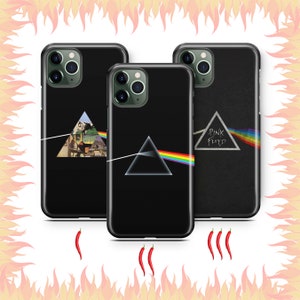 Pink Floyd 2 Handytasche Hülle für Apple iPhone 11 12 13 14 15 16 PRO PLUS MiNI MAX Modell Englische Rockband Rockmusik Rock And Roll Gitarre