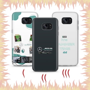 Funda de teléfono Lewis Hamilton 8 para Samsung Galaxy S5 S6 S7 S8 S9 Edge Plus LTE NEO Modelos Fórmula 1 Fórmula 1 F1 Pista Corredor Conductor Campeón