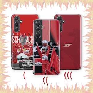 Michael Schumacher 8 Phone Case Cover For Samsung A13 A14 A15 A16 A25 A26 A33 A34 A35 A36 A53 A54 A55 A56 A72 A73 + More Models Formula 1