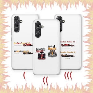 Lando Norris 8 Phone Case Cover For Samsung A13 A14 A15 A16 A25 A26 A33 A34 A35 A36 A53 A54 A55 A56 A72 A73 + More Models Formula1 Racer