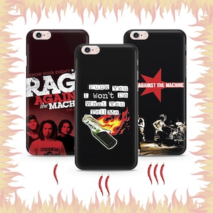 Range Against The Machine 8 Phone Case Cover For Apple iPhone 5 SE 2020 2022 6 7 8 X Xs XR MaX PLuS Model American Rap Metal Rock Music Band
