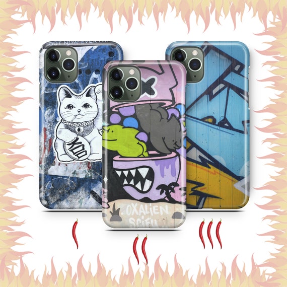 iPhone 11用グラフィティケース Graffiti K1 Phone Case for Apple iPhone 11 12 13 14 15 16 E 17 Air