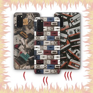 Cassette 1 Phone Case Cover For MANY VARIOUS Samsung Galaxy Models Vintage Tape Audio Mono Stereo Tape Recorder Vynil Music