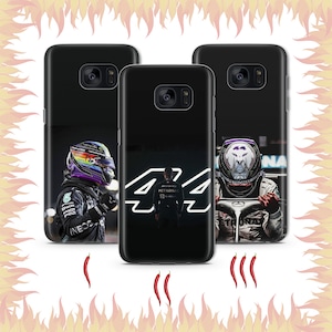 Funda para teléfono Lewis Hamilton 7 para Samsung Galaxy S5 S6 S7 S8 S9 Edge Plus LTE NEO Modelos Fórmula 1 Fórmula 1 F1 Pista Corredor Conductor Campeón