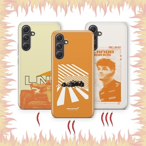 Lando Norris 2 Phone Case Cover For Samsung A13 A14 A15 A16 A25 A26 A33 A34 A35 A36 A53 A54 A55 A56 A72 A73 + More Models Formula1 Racer