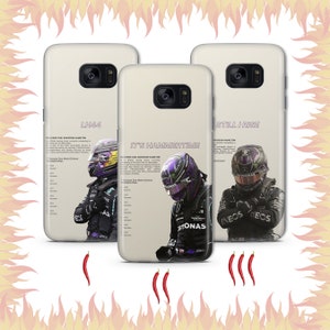 Funda de teléfono Lewis Hamilton 2 para Samsung Galaxy S5 S6 S7 S8 S9 Edge Plus LTE NEO Modelos Fórmula 1 Fórmula 1 F1 Pista Corredor Conductor Campeón