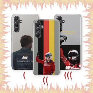 Sebastian Vettel 7 Phone Case Cover For Samsung A13 A14 A15 A16 A25 A26 A33 A34 A35 A36 A53 A54 A55 A56 A72 A73 + More Model German F1 Pilot