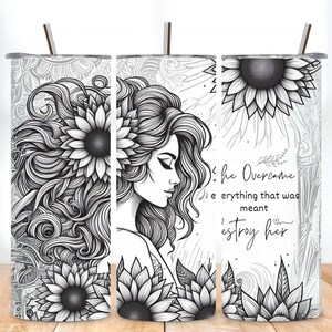 Sunflowers Mama Tumbler Wrap 20 oz Skinny Tumbler PNG Mama Sublimation Design Glitter Leopard Mom Life Seamless Mother&#39;s Day Tumbler Wrap