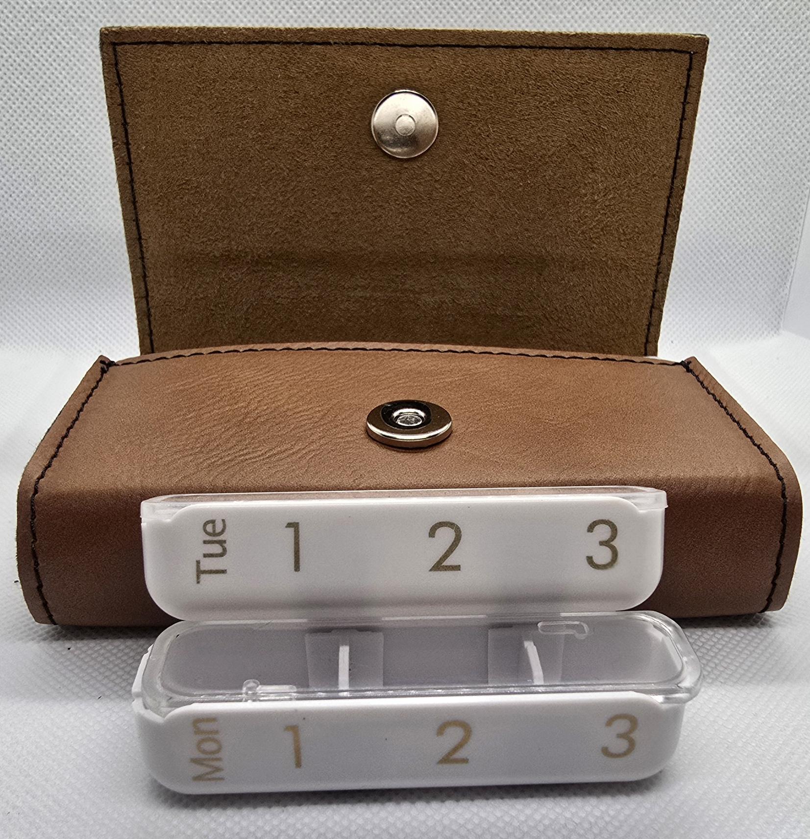 Leatherette Pill Box, Personalized - Etsy