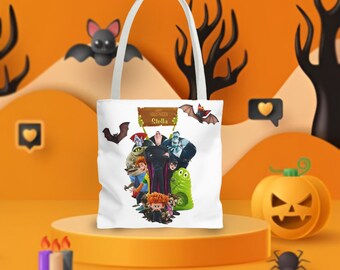 Saco personalizado de truques ou travessuras fantasma - Saco personalizado de truques ou travessuras de Halloween para crianças, ideia de presente de Halloween para crianças, lembranças de festa