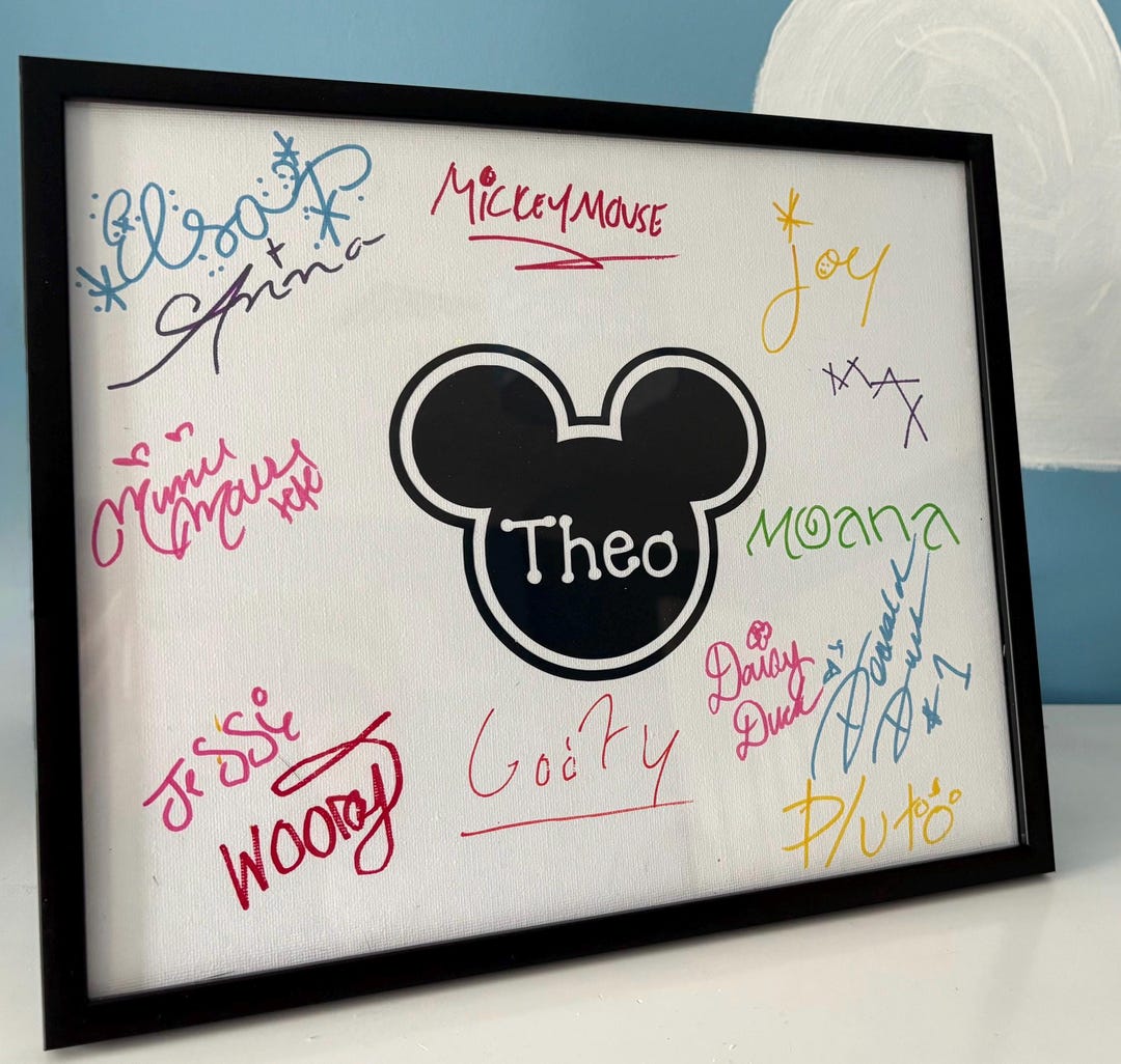 Blank Autograph Boards – Character Signature Keepsake - Etsy UK