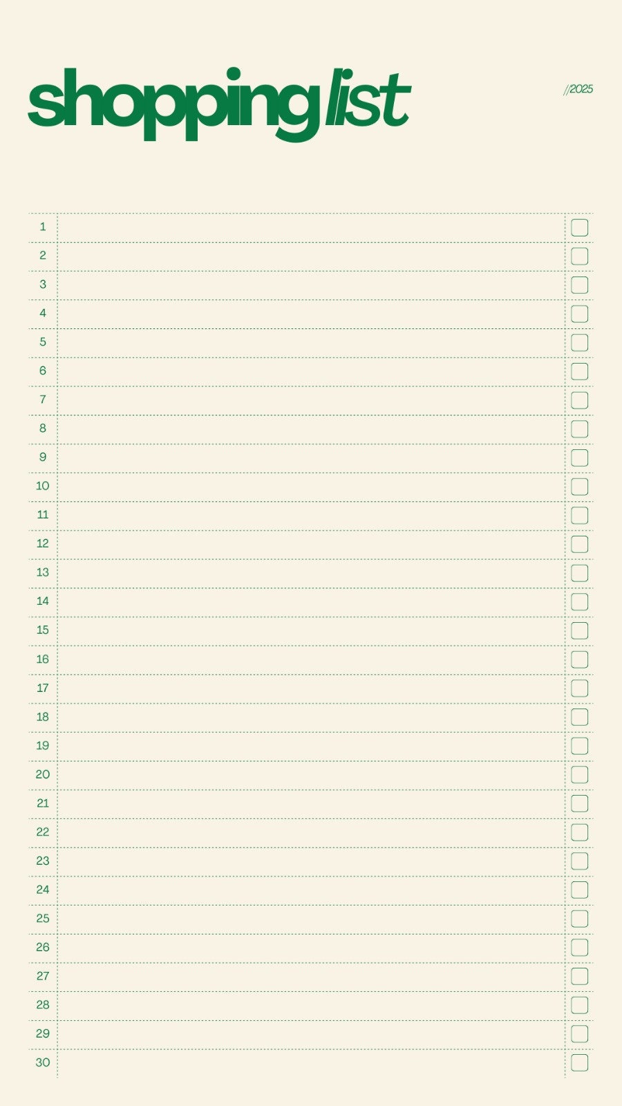 Printable Shopping List Template, Editable Template, Shopping Plan, A4 ...